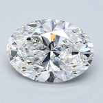 1.5 Carat Oval Cut Natural Diamond - F VVS2 - 1.7ct - VG Cut Grade - Diamonds By Rothschild