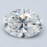 1.5 Carat Oval Cut Natural Diamond - F VVS2 - 1.7ct - VG Cut Grade - Diamonds By Rothschild