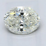 1.5 Carat Oval Cut Natural Diamond - J SI2 - 1.51ct - VG Symmetry Grade - Diamonds By Rothschild