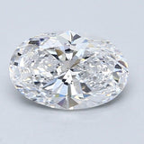 1.5 Carat Oval - Natural Diamond - 1.4 - D - VVS2 - VG - EX - VG - Diamonds By Rothschild