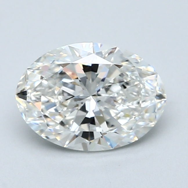 1.5 Carat Oval - Natural Diamond - 1.4 - G - SI2 - VG - EX - EX - Diamonds By Rothschild