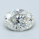1.5 Carat OVAL - Natural Diamond - 1.4 - H - SI2 - VG - EX - VG - Diamonds By Rothschild