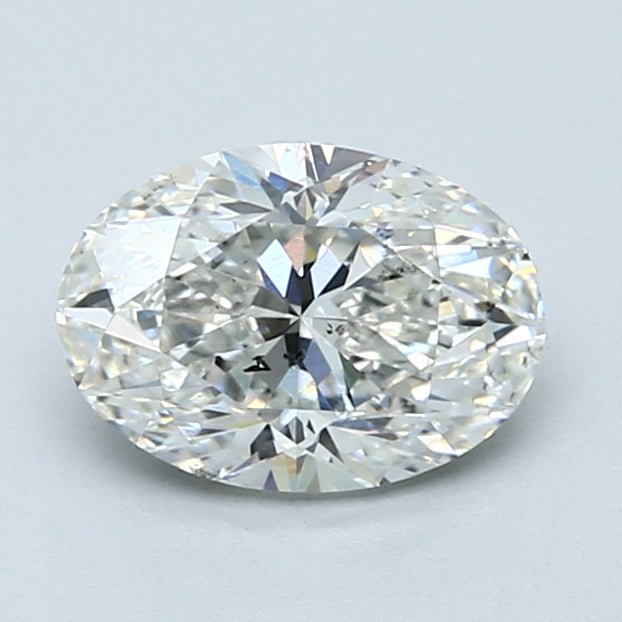 1.5 Carat OVAL - Natural Diamond - 1.4 - H - SI2 - VG - EX - VG - Diamonds By Rothschild