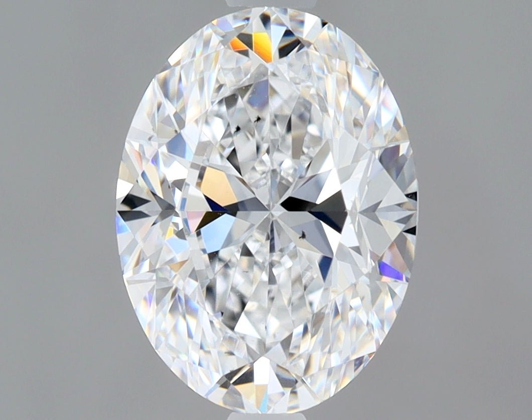 1.5 Carat OVAL - Natural Diamond - 1.5 - D - SI1 - EX - EX - Diamonds By Rothschild