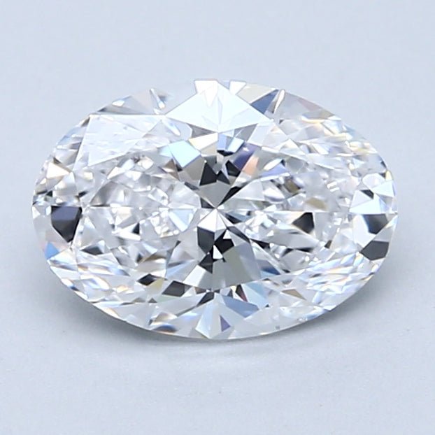 1.5 Carat Oval - Natural Diamond - 1.5 - D - VS2 - VG - EX - EX - Diamonds By Rothschild