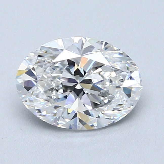 1.5 Carat Oval - Natural Diamond - 1.5 - E - VS2 - VG - EX - VG - Diamonds By Rothschild