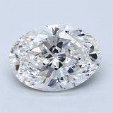 1.5 Carat Oval - Natural Diamond - 1.5 - F - SI2 - VG - EX - EX - Diamonds By Rothschild