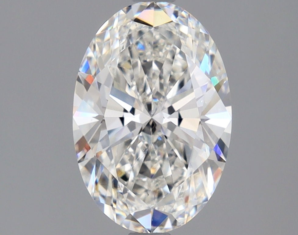 1.5 Carat Oval - Natural Diamond - 1.5 - F - VS2 - EX - EX - Diamonds By Rothschild