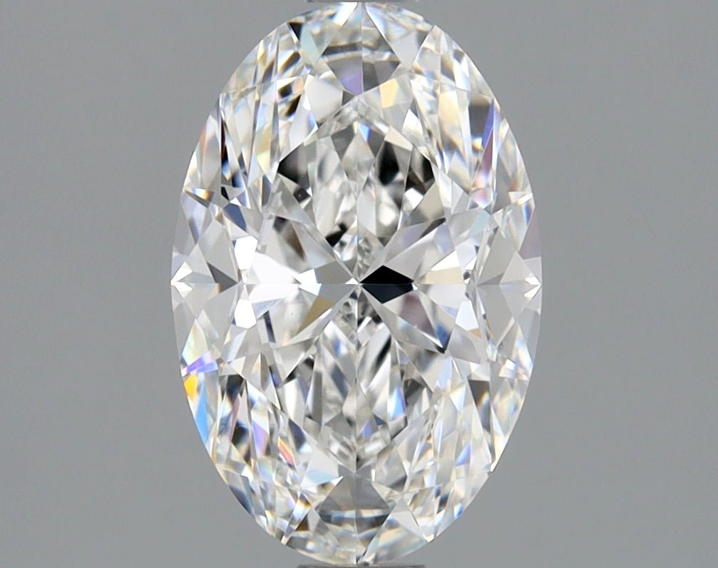 1.5 Carat Oval - Natural Diamond - 1.5 - F - VVS2 - EX - EX - Diamonds By Rothschild