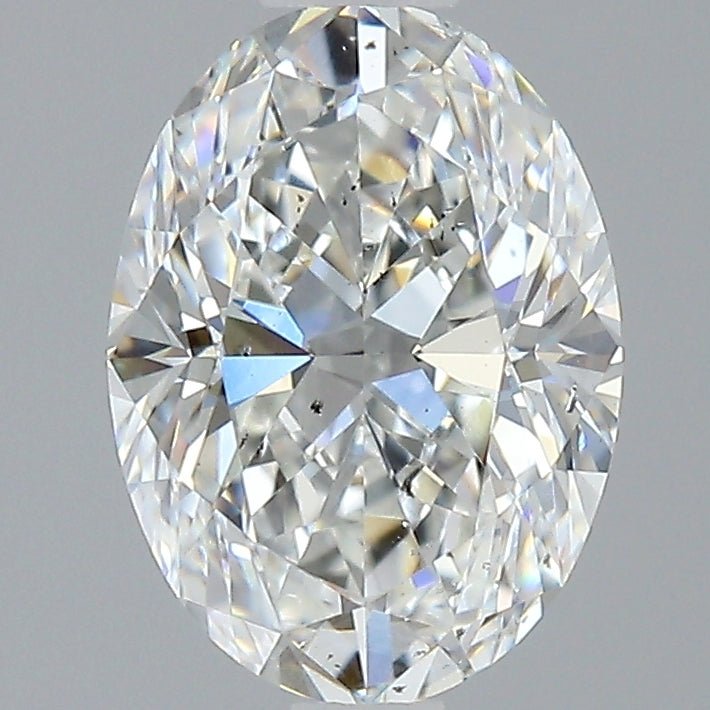 1.5 Carat Oval - Natural Diamond - 1.5 - G - SI1 - VG - EX - EX - Diamonds By Rothschild