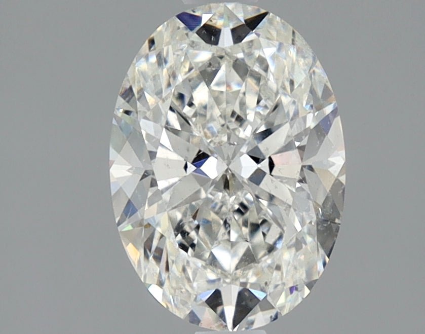 1.5 Carat Oval - Natural Diamond - 1.5 - G - SI2 - EX - EX - Diamonds By Rothschild