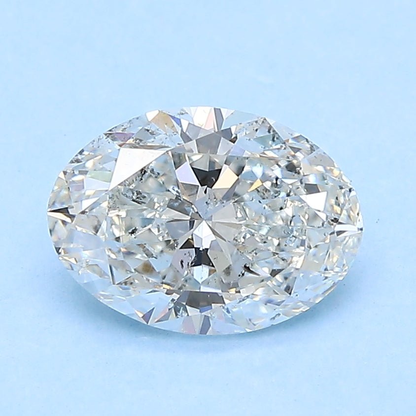 1.5 Carat Oval - Natural Diamond - 1.5 - G - SI2 - VG - EX - EX - Diamonds By Rothschild