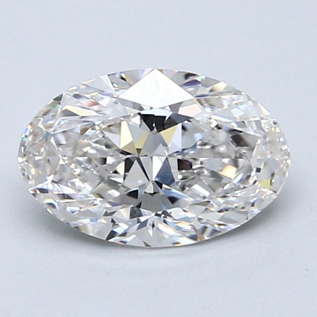 1.5 Carat Oval - Natural Diamond - 1.5 - G - VS2 - VG - EX - EX - Diamonds By Rothschild