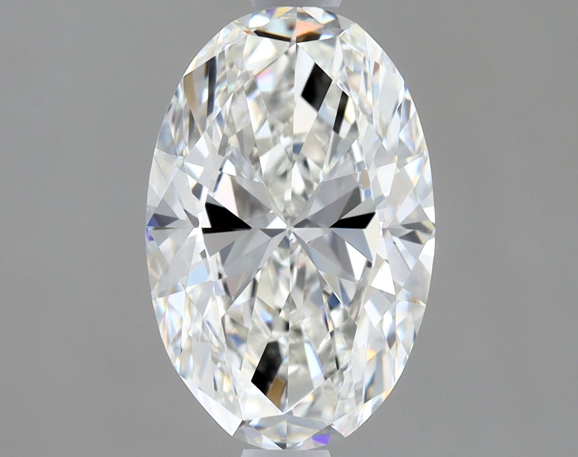 1.5 Carat Oval - Natural Diamond - 1.5 - G - VVS2 - EX - EX - Diamonds By Rothschild