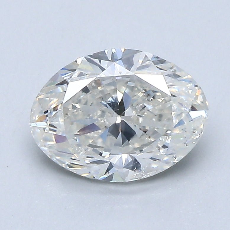 1.5 Carat OVAL - Natural Diamond - 1.5 - H - SI2 - VG - EX - VG - Diamonds By Rothschild