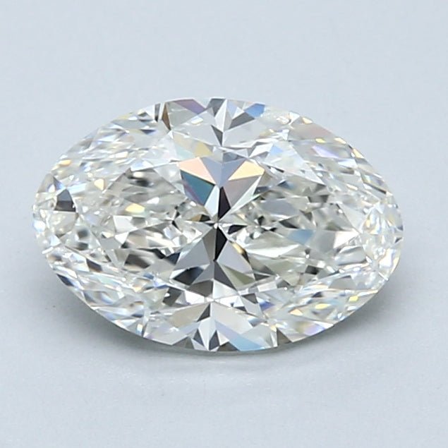 1.5 Carat Oval - Natural Diamond - 1.5 - H - SI2 - VG - EX - VG - Diamonds By Rothschild