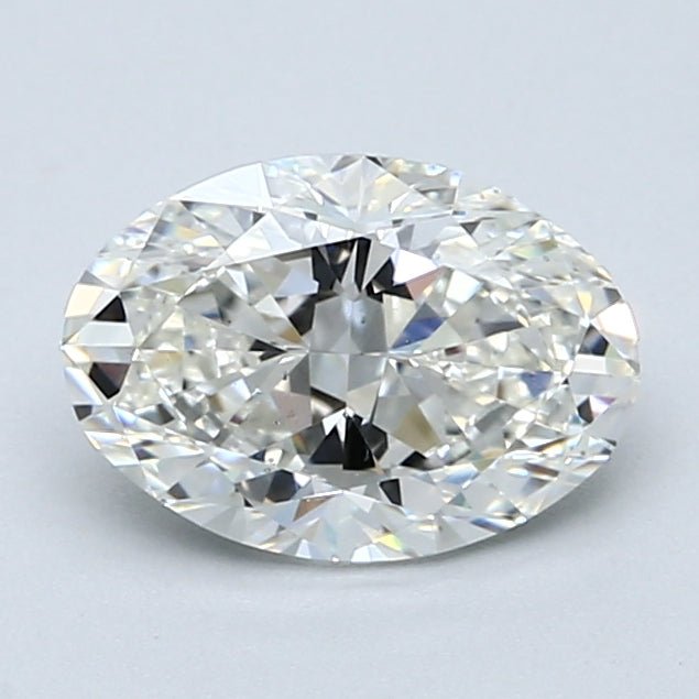 1.5 Carat Oval - Natural Diamond - 1.5 - H - VS2 - VG - EX - EX - Diamonds By Rothschild