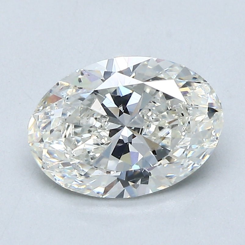 1.5 Carat Oval - Natural Diamond - 1.5 - I - SI1 - VG - EX - EX - Diamonds By Rothschild