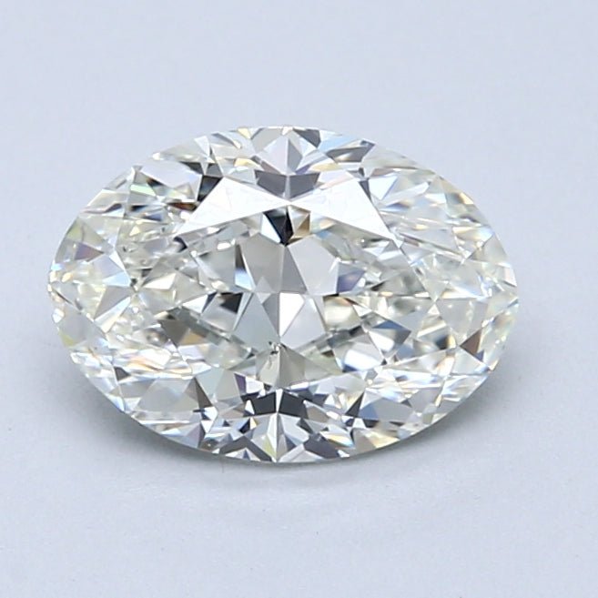 1.5 Carat Oval - Natural Diamond - 1.5 - I - SI1 - VG - EX - VG - Diamonds By Rothschild