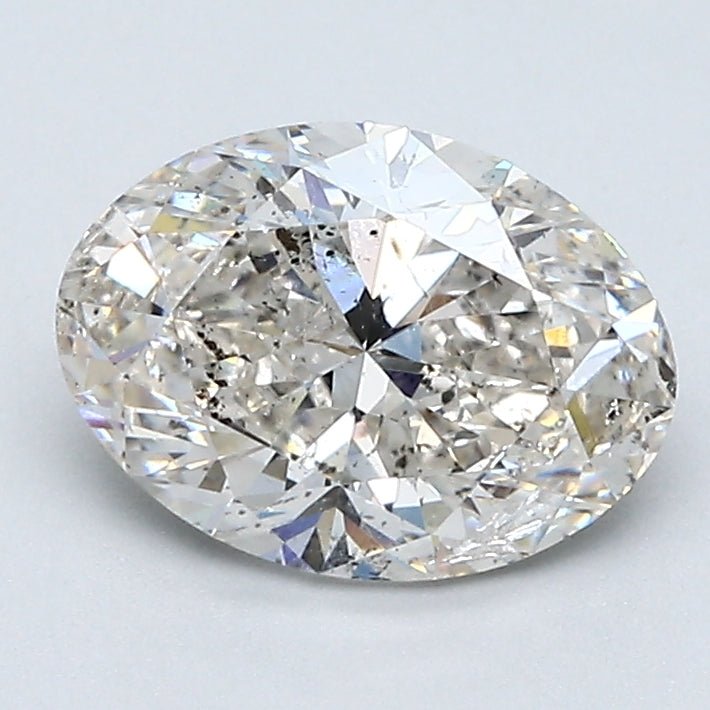 1.5 Carat Oval - Natural Diamond - 1.5 - I - SI2 - VG - EX - EX - Diamonds By Rothschild