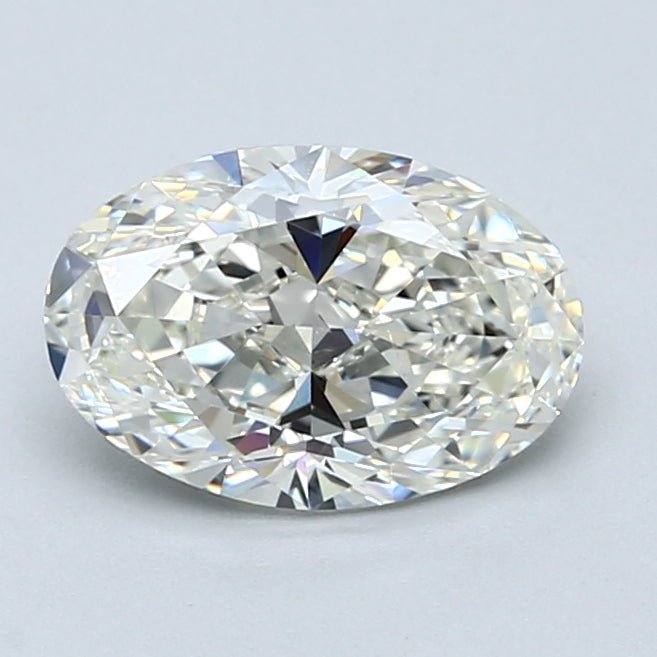 1.5 Carat Oval - Natural Diamond - 1.5 - J - SI1 - VG - EX - EX - Diamonds By Rothschild