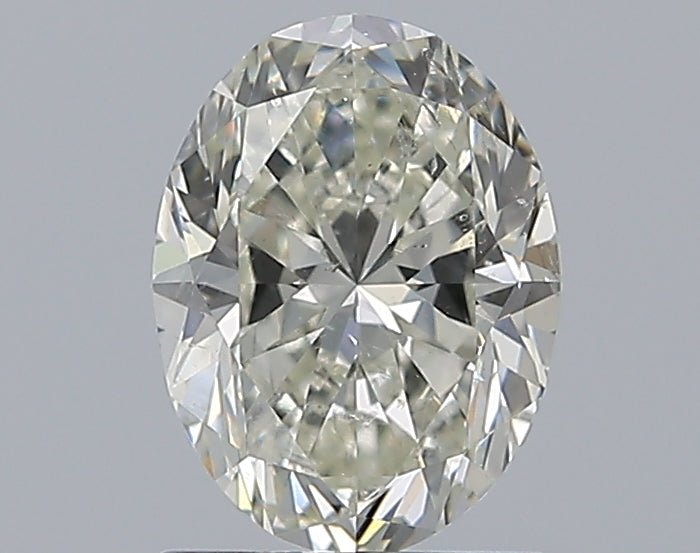 1.5 Carat Oval - Natural Diamond - 1.5 - J - SI2 - VG - EX - EX - Diamonds By Rothschild