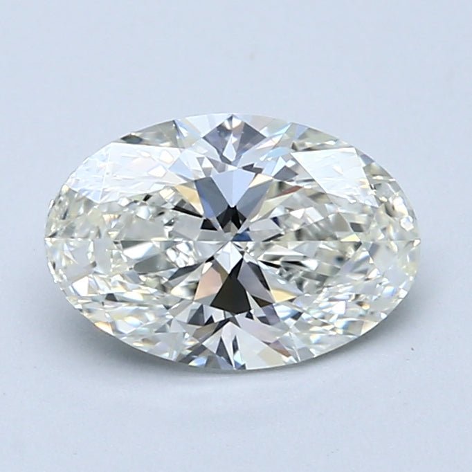 1.5 Carat Oval - Natural Diamond - 1.5 - J - VS2 - VG - EX - VG - Diamonds By Rothschild