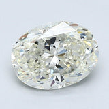 1.5 Carat Oval - Natural Diamond - 1.5 - K - SI1 - VG - EX - VG - Diamonds By Rothschild