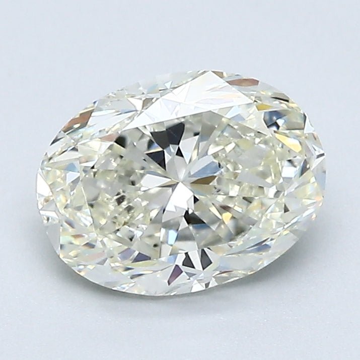 1.5 Carat Oval - Natural Diamond - 1.5 - K - SI1 - VG - EX - VG - Diamonds By Rothschild