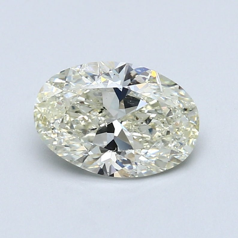 1.5 Carat Oval - Natural Diamond - 1.5 - L - I1 - VG - VG - VG - Diamonds By Rothschild