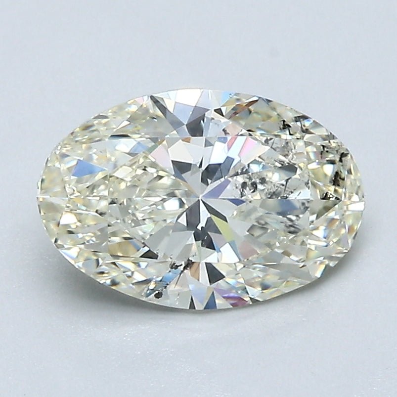 1.5 Carat Oval - Natural Diamond - 1.5 - L - SI2 - VG - EX - VG - Diamonds By Rothschild