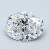 1.5 Carat Oval - Natural Diamond - 1.51 - D - SI1 - VG - EX - EX - Diamonds By Rothschild