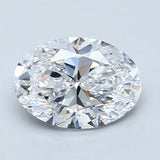 1.5 Carat Oval - Natural Diamond - 1.51 - D - SI1 - VG - EX - VG - Diamonds By Rothschild