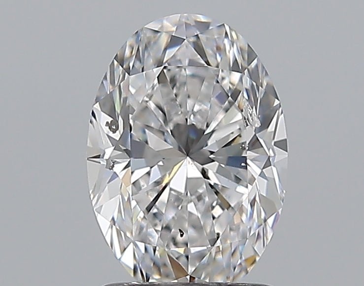 1.5 Carat Oval - Natural Diamond - 1.51 - D - SI2 - VG - EX - EX - Diamonds By Rothschild