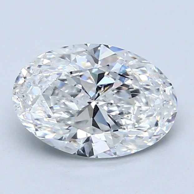 1.5 Carat Oval - Natural Diamond - 1.51 - D - SI2 - VG - EX - EX - Diamonds By Rothschild