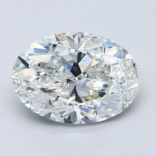 1.5 Carat Oval - Natural Diamond - 1.51 - E - SI1 - VG - EX - VG - Diamonds By Rothschild
