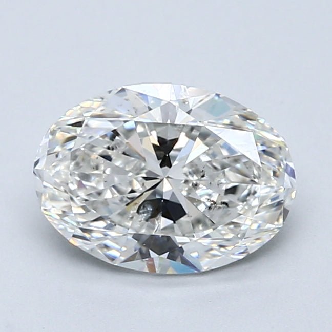 1.5 Carat Oval - Natural Diamond - 1.51 - G - SI2 - VG - EX - EX - Diamonds By Rothschild