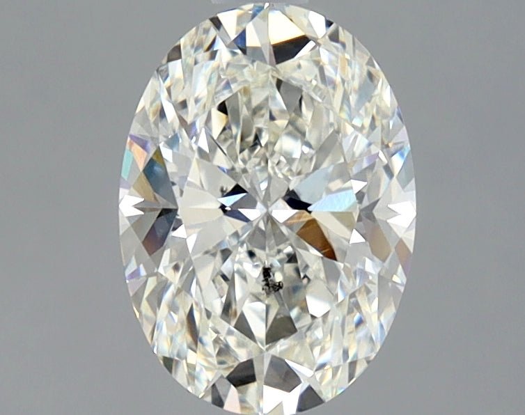 1.5 Carat OVAL - Natural Diamond - 1.51 - I - SI2 - EX - EX - Diamonds By Rothschild