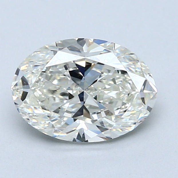 1.5 Carat Oval - Natural Diamond - 1.51 - J - SI1 - VG - EX - VG - Diamonds By Rothschild
