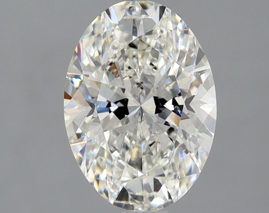 1.5 Carat Oval - Natural Diamond - 1.52 - H - SI1 - EX - EX - Diamonds By Rothschild