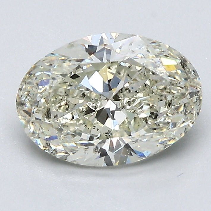 1.5 Carat Oval - Natural Diamond - 1.52 - L - SI2 - VG - EX - VG - Diamonds By Rothschild
