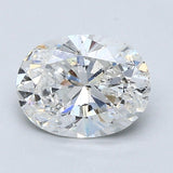 1.5 Carat Oval - Natural Diamond - 1.53 - E - SI2 - G - VG - VG - Diamonds By Rothschild