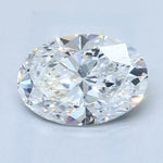 1.5 Carat Oval - Natural Diamond - 1.56 - D - SI1 - VG - VG - Diamonds By Rothschild