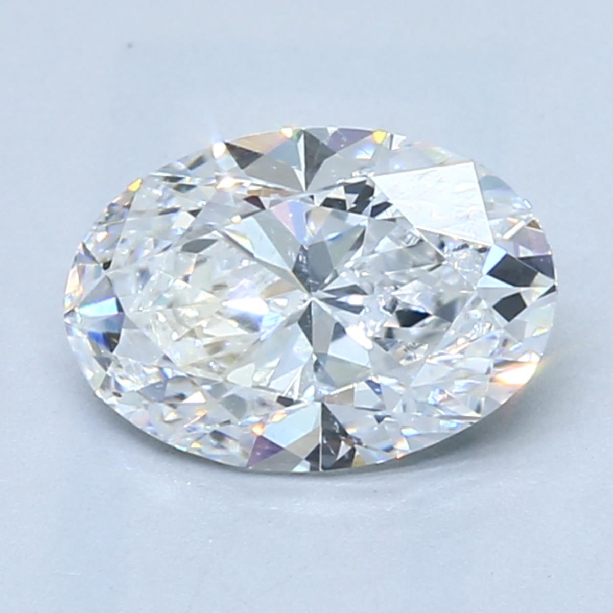 1.5 Carat OVAL - Natural Diamond - 1.56 - D - SI1 - VG - VG - Diamonds By Rothschild