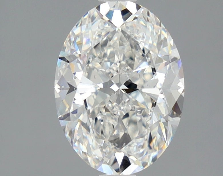 1.5 Carat OVAL - Natural Diamond - 1.7 - D - SI2 - EX - VG - Diamonds By Rothschild