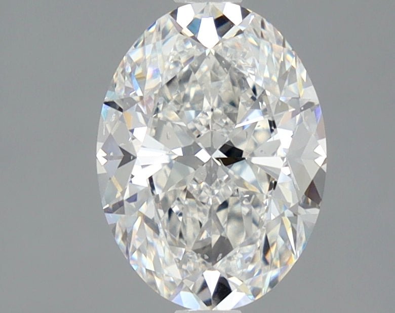 1.5 Carat OVAL - Natural Diamond - 1.7 - D - SI2 - EX - VG - Diamonds By Rothschild