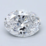 1.5 Carat Oval - Natural Diamond - 1.7 - D - SI2 - VG - EX - VG - Diamonds By Rothschild