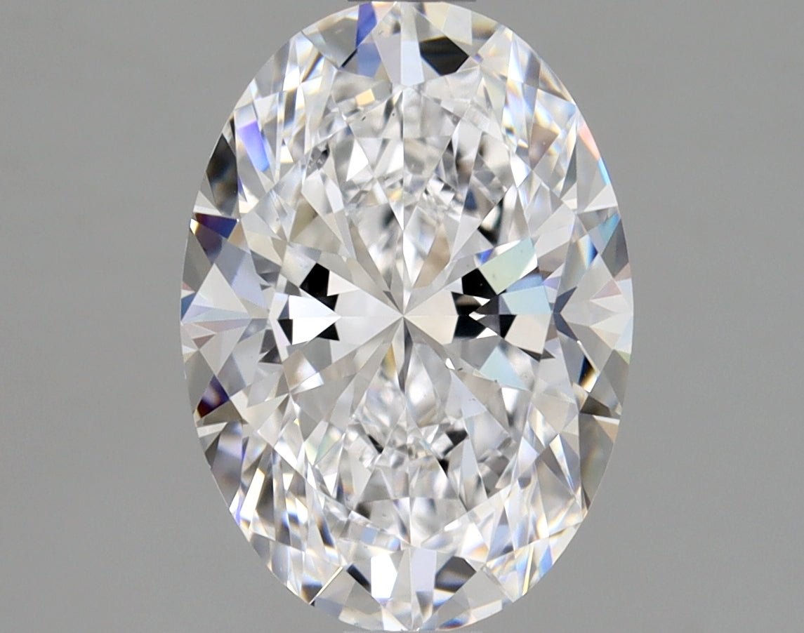 1.5 Carat Oval - Natural Diamond - 1.7 - D - VS1 - EX - EX - Diamonds By Rothschild
