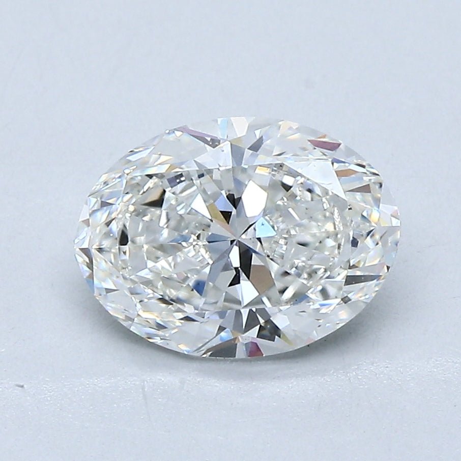 1.5 Carat Oval - Natural Diamond - 1.7 - F - SI1 - VG - EX - VG - Diamonds By Rothschild