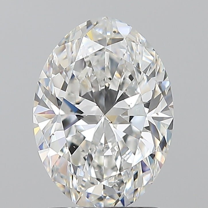 1.5 Carat Oval - Natural Diamond - 1.7 - F - SI1 - VG - EX - VG - Diamonds By Rothschild